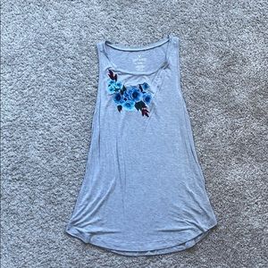 American Eagle Soft and Sexy Embroidered Tank